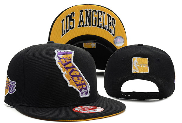 NBA Los Angeles Lakers NE Snapback Hat #82